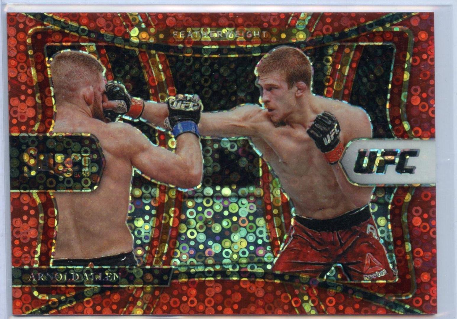 Arnold Allen 2021 Panini Select UFC Premier Level #156 Red Disco