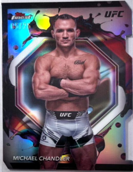 Michael Chandler 2024 Topps Finest UFC Base Rare #253 Die-Cut Refractor