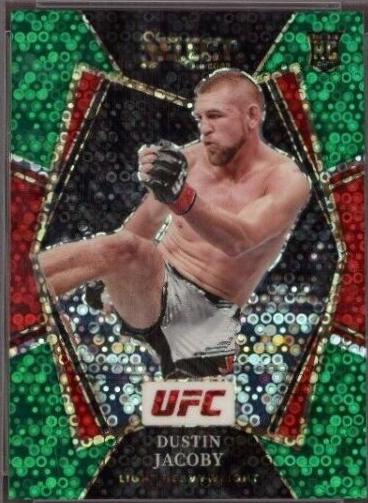 Dustin Jacoby 2022 Panini Select UFC Premier Level #189 Green Disco