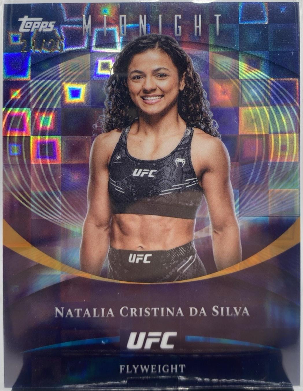 Natalia Silva 2026 Topps Midnight UFC Base #11 Moonrise