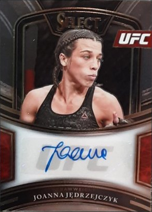 Joanna Jędrzejczyk 2021 Panini Select UFC Signatures #42 Black Prizms