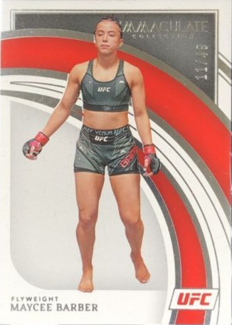Maycee Barber 2022 Panini Immaculate UFC Base #55 Platinum