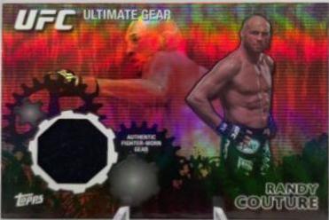 Randy Couture 2010 Topps UFC Ultimate Gear Relics #UG-RC Onyx