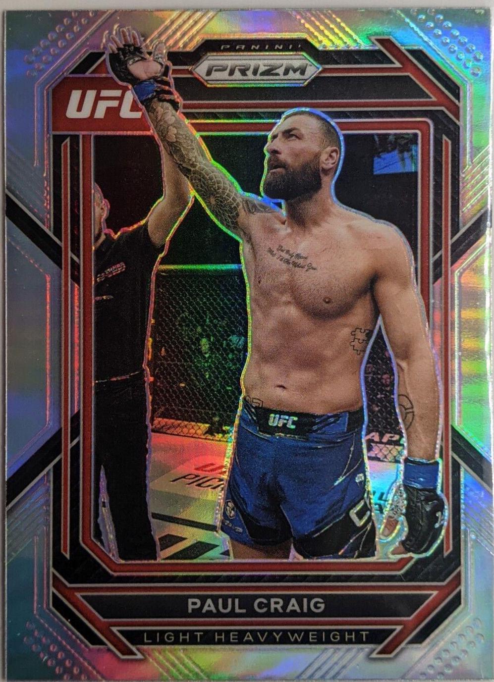 Paul Craig 2023 Panini Prizm UFC Base #164 Silver
