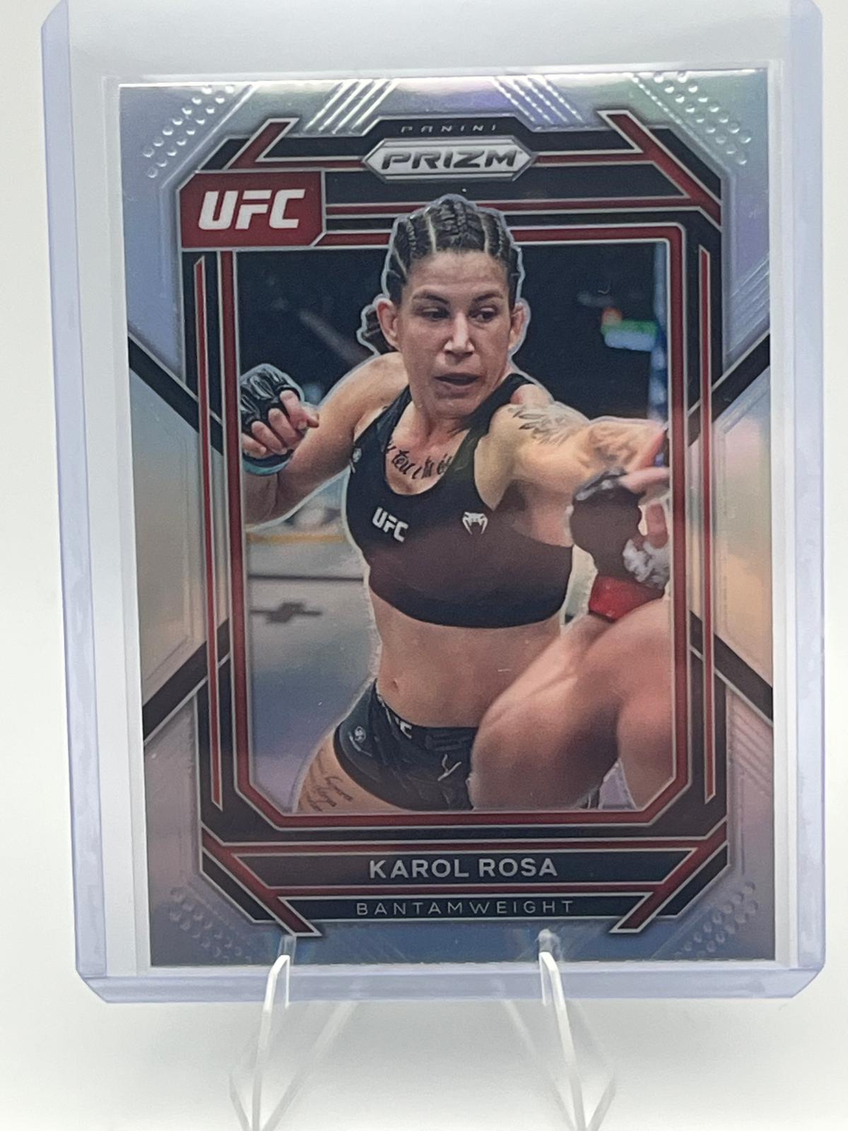 Karol Rosa 2023 Panini Prizm UFC Base #130 Silver