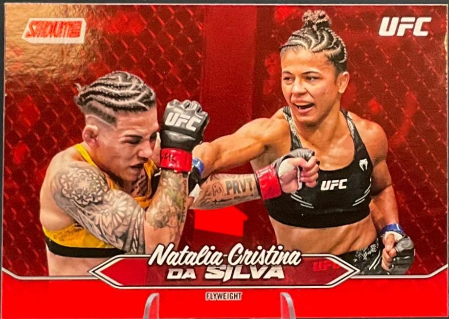Natalia Silva 2025 Topps Stadium Club UFC Base #60 Red