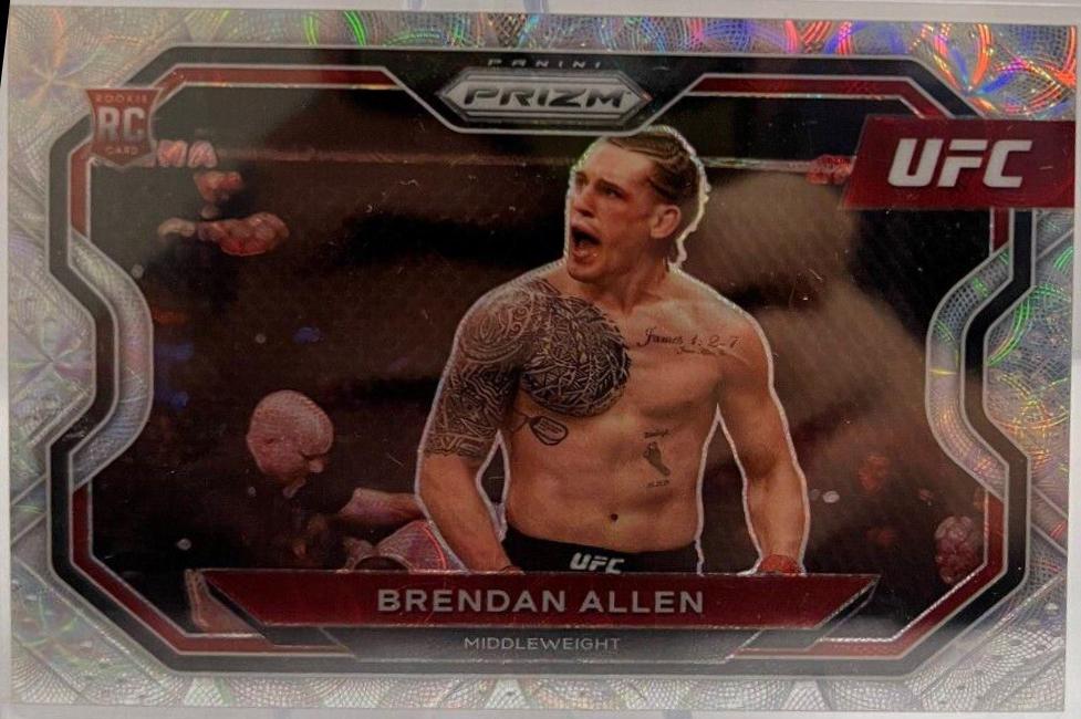 Brendan Allen 2021 Panini Prizm UFC Base #134 Premium