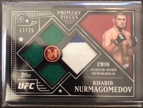 Khabib Nurmagomedov 2016 Topps UFC Museum Collection Base #43 Ruby