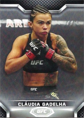 Claudia Gadelha 2020 Topps UFC Knockout Base #82 Gold