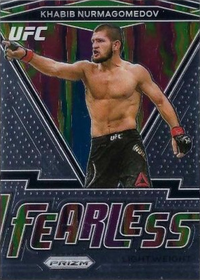 Khabib Nurmagomedov 2021 Panini Prizm UFC Fearless #22 Black