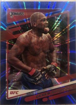 Derek Brunson 2022 Panini Donruss UFC Base #77 Blue