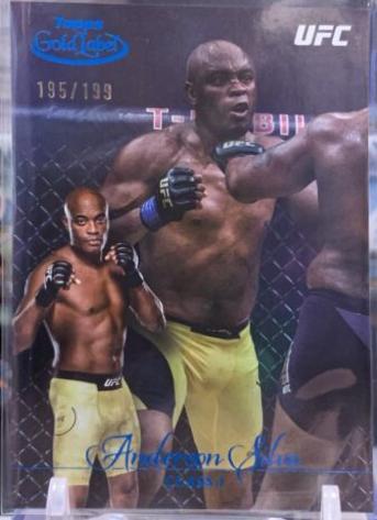 Anderson Silva 2024 Topps Gold Label UFC Base Class I #80 Blue