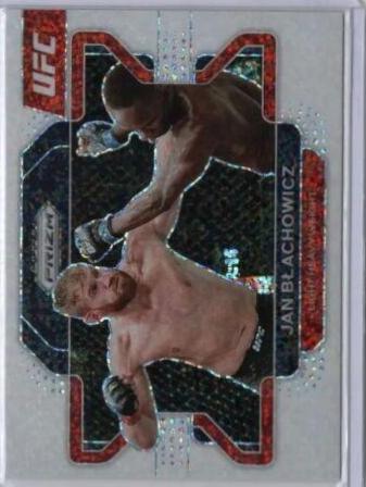 Jan Błachowicz 2022 Panini Prizm UFC Base #43 White Sparkle