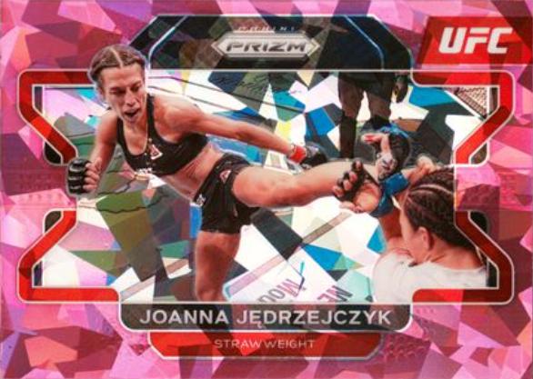 Joanna Jędrzejczyk 2022 Panini Prizm UFC Base #83 Pink Ice