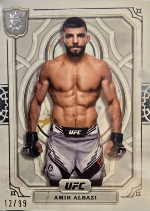 Amir Albazi 2024 Topps Royalty UFC Base #82 Red