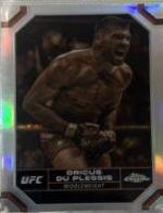Dricus Du Plessis 2024 Topps Chrome UFC Base #62 Sepia Refractor