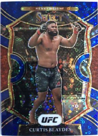 Curtis Blaydes 2021 Panini Select UFC Concourse #60 Blue Disco