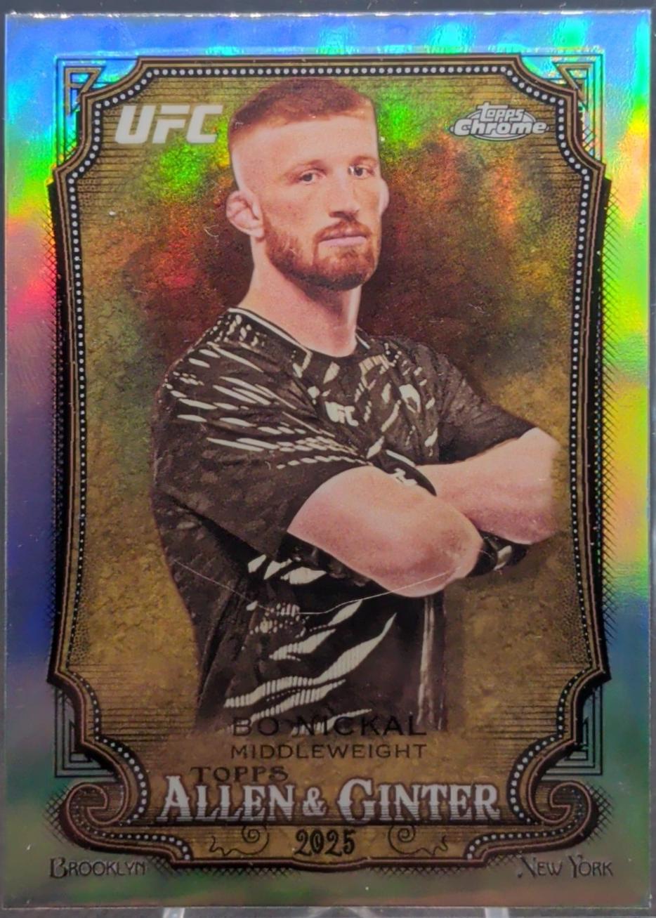 Bo Nickal 2026 Topps Chrome UFC Allen & Ginter #AG-14 Refractor