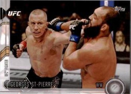 Georges St-Pierre 2015 Topps UFC Chronicles Base #15 Sepia