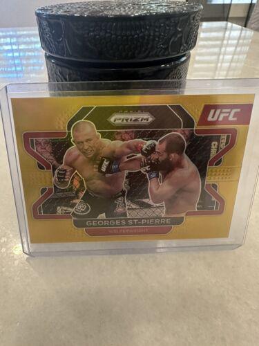 Georges St-Pierre 2022 Panini Prizm UFC Base #61 Gold