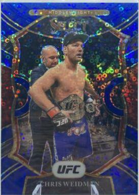 Chris Weidman 2021 Panini Select UFC Concourse #78 Blue Disco