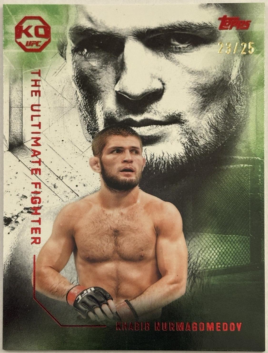 Khabib Nurmagomedov 2025 Topps Knockout UFC The Ultimate Fighter #UF-15 Red