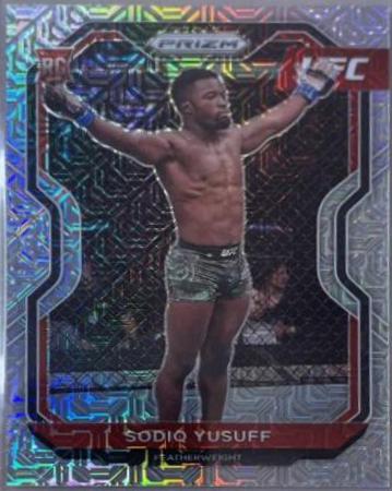 Sodiq Yusuff 2021 Panini Prizm UFC Base #71 Mojo