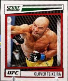 Glover Teixeira 2022 Panini Chronicles UFC Base Score #192 Platinum