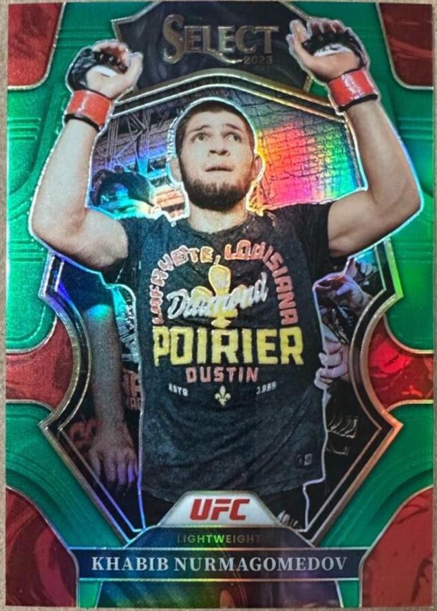 Khabib Nurmagomedov 2023 Panini Select UFC Premier Level #116 Green