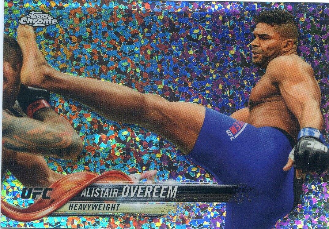 Alistair Overeem 2018 Topps Chrome UFC Base #69 Diamond Hot Box