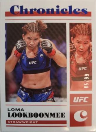 Loma Lookboonmee 2023 Panini Chronicles UFC Base Chronicles #47 Blue