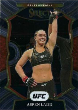 Aspen Ladd 2021 Panini Select UFC Concourse #86 Gold Disco