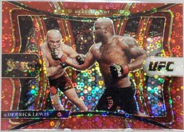 Derrick Lewis 2021 Panini Select UFC Premier Level #117 Red Disco