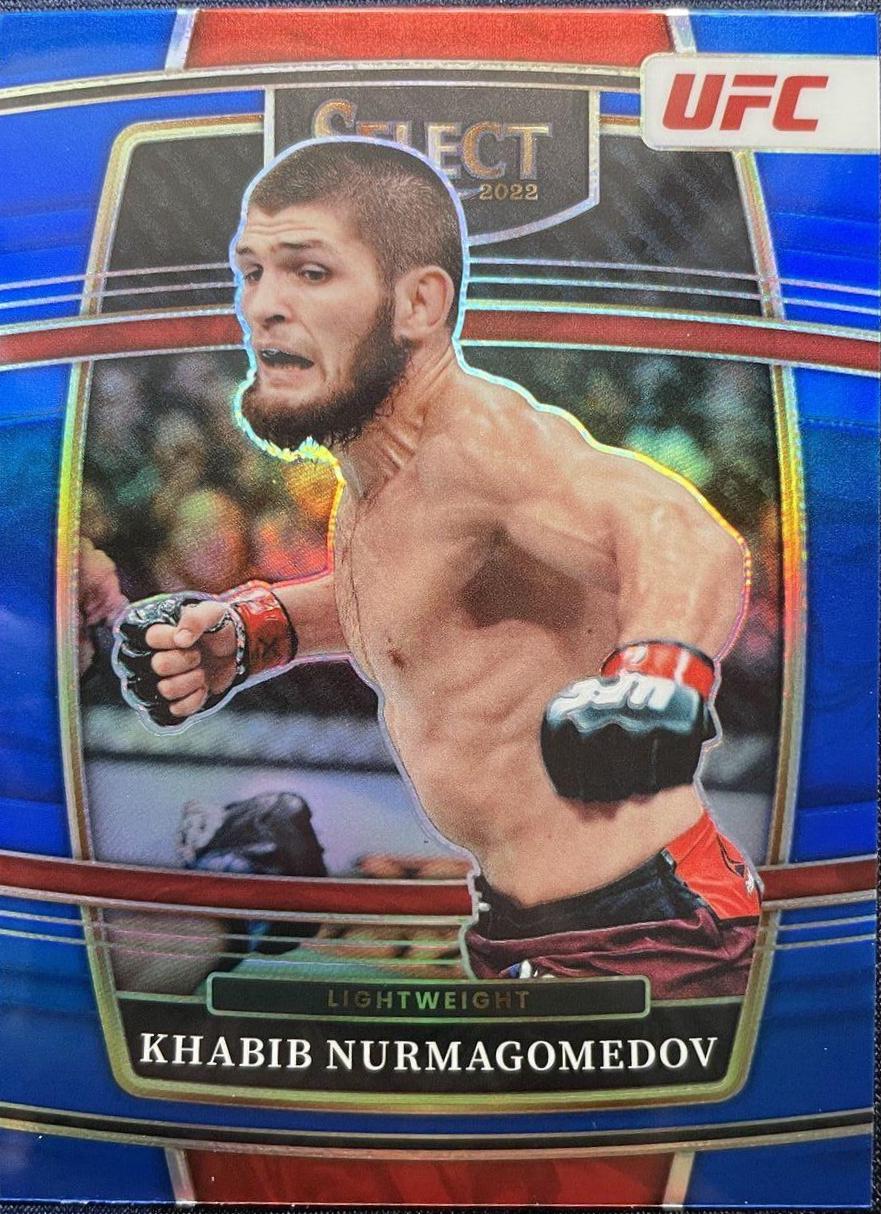 Khabib Nurmagomedov 2022 Panini Select UFC Concourse #49 Blue