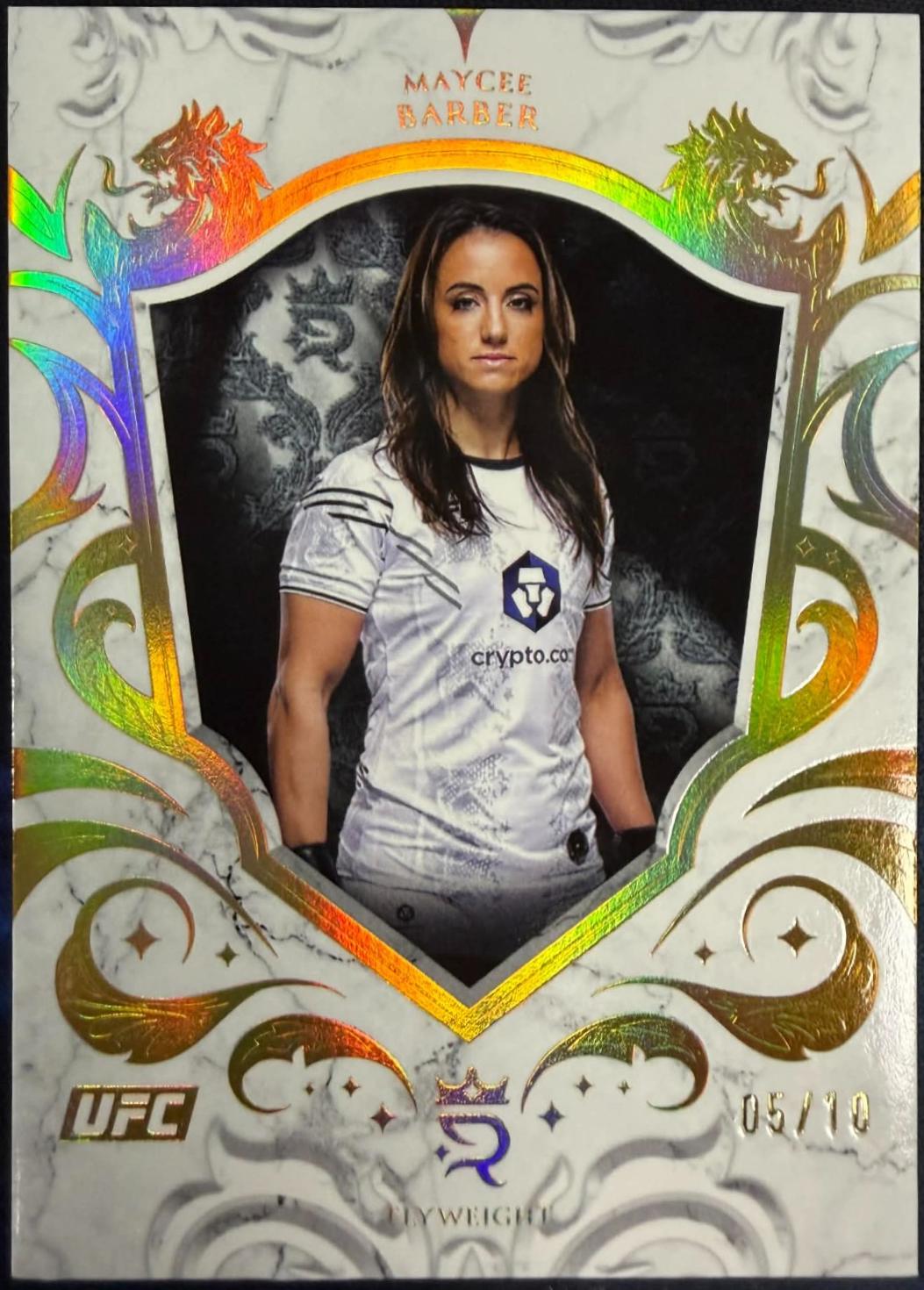 Maycee Barber 2025 Topps Royalty UFC Base #43 Gold