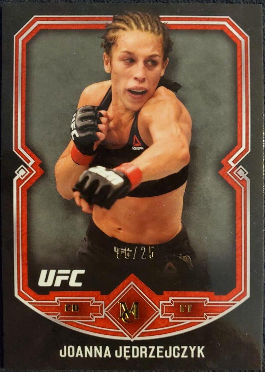 Joanna Jędrzejczyk 2017 Topps Museum Collection UFC Base #8 Ruby