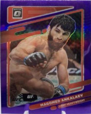 Magomed Ankalaev 2022 Panini Donruss Optic UFC Base #10 Purple
