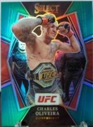 Charles Oliveira 2022 Panini Select UFC Premier Level #141 Green