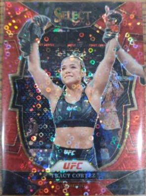 Tracy Cortez 2023 Panini Select UFC Concourse #93 Red Disco