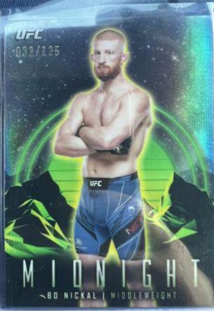 Bo Nickal 2024 Topps Midnight UFC Base #68 Morning