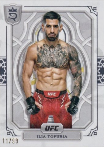 Ilia Topuria 2024 Topps Royalty UFC Base #50 Gold