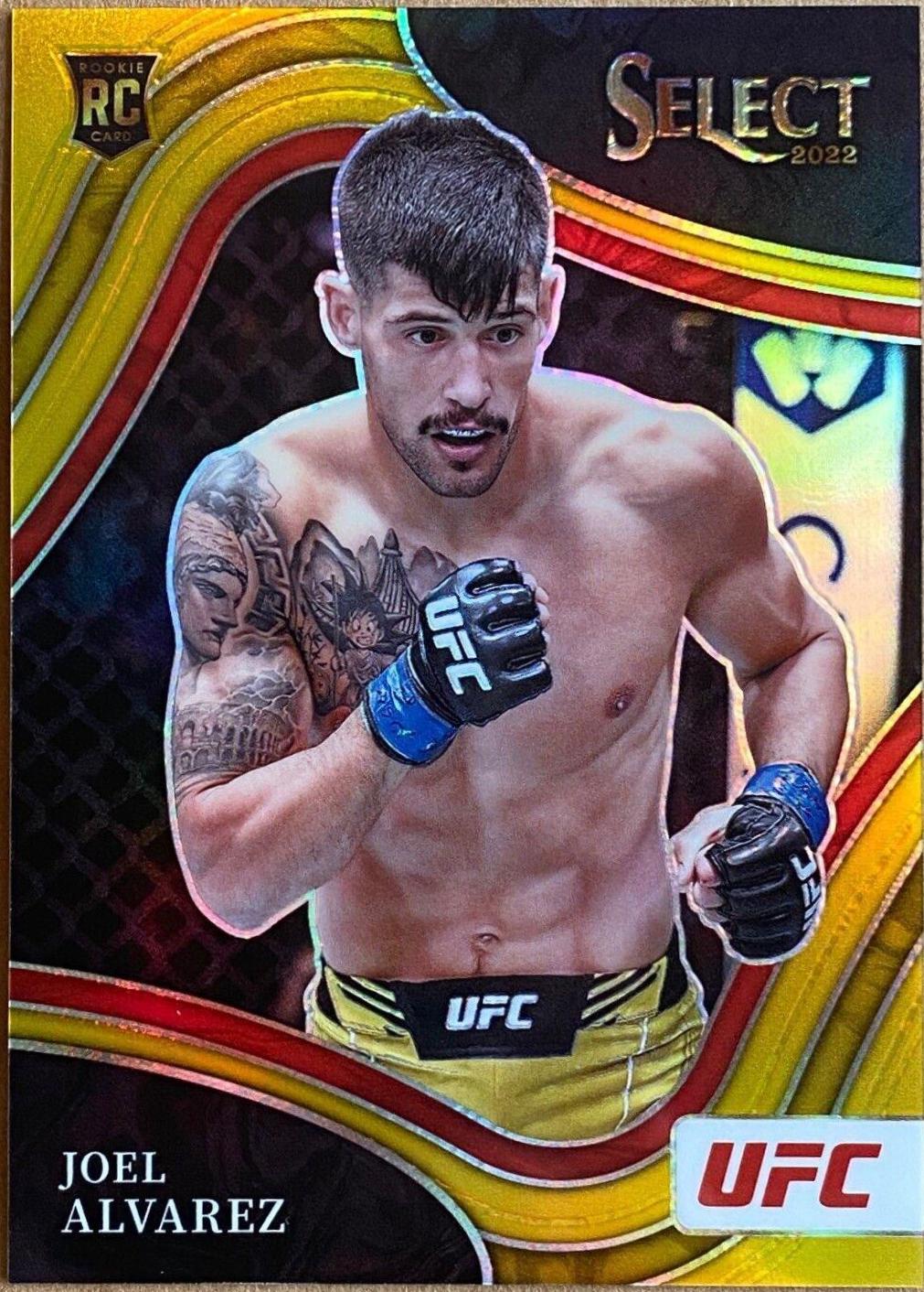 Joel Alvarez 2022 Panini Select UFC Octagonside #296 Gold
