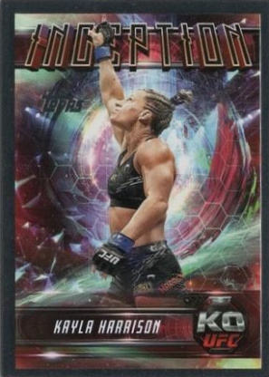 Kayla Harrison 2025 Topps Knockout UFC Inception #IN-74 Platinum