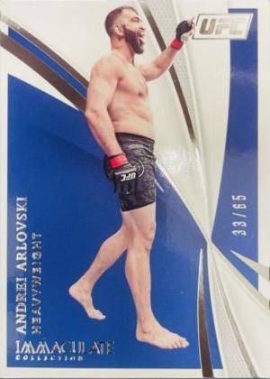 Andrei Arlovski 2021 Panini Immaculate UFC Base #96 Platinum