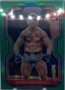 Aleksandar Rakic 2021 Panini Prizm UFC Base #16 Green