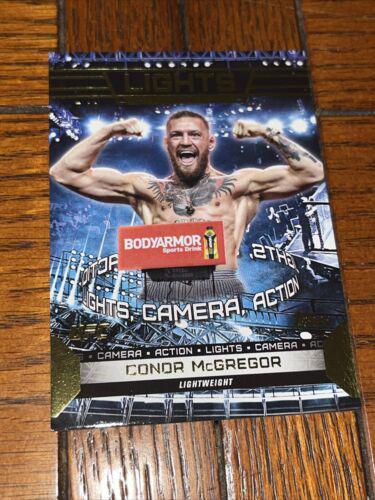 Conor McGregor 2024 Topps Knockout UFC Lights (Lights, Camera, Action) #LTS-6 Gold