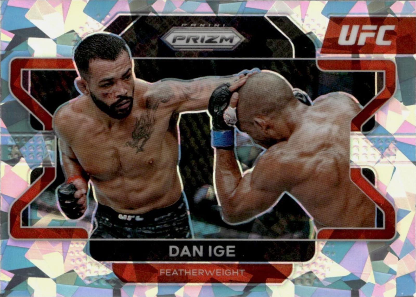 Dan Ige 2022 Panini Prizm UFC Base #79 Ice