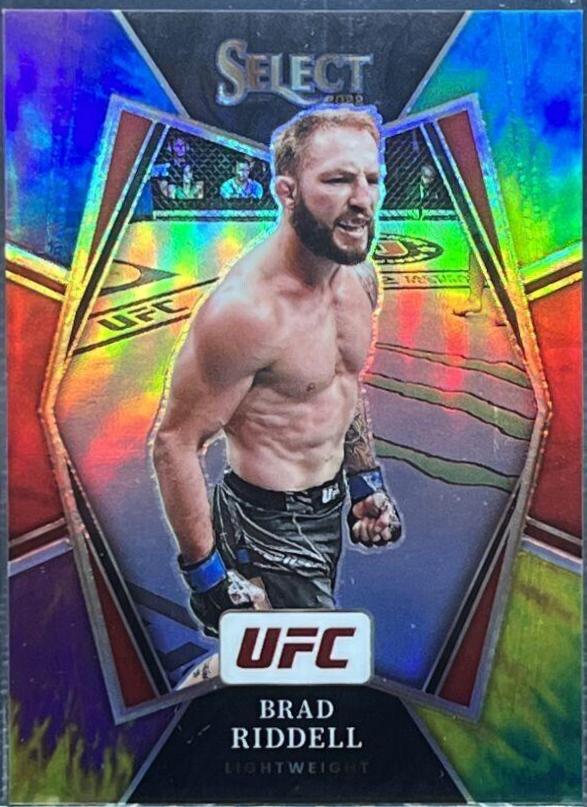 Brad Riddell 2022 Panini Select UFC Premier Level #172 Tie Dye