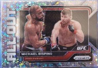 Michael Bisping 2023 Panini Prizm UFC All Out #19 Silver