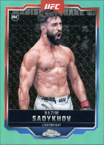 Nazim Sadykhov 2025 Topps Chrome UFC Base #157 Superfractor